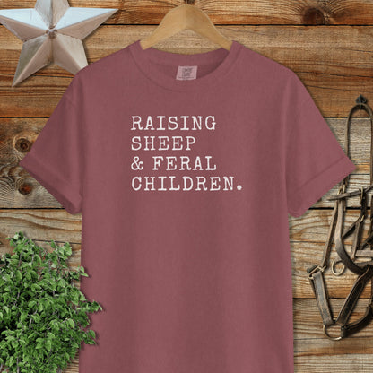 Raising Sheep & Feral Children Signature Tee