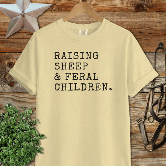 Raising Sheep & Feral Children Signature Tee