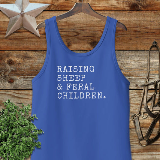Raising Sheep & Feral Children Tank Top