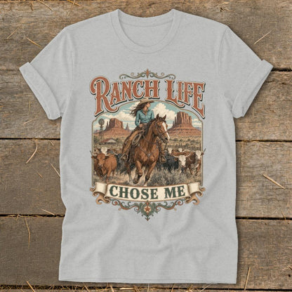 Ranch Life Chose Me Softstyle Tee