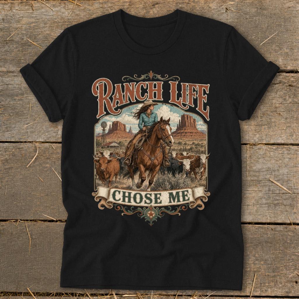 Ranch Life Chose Me Softstyle Tee