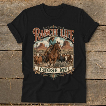 Ranch Life Chose Me Softstyle Tee