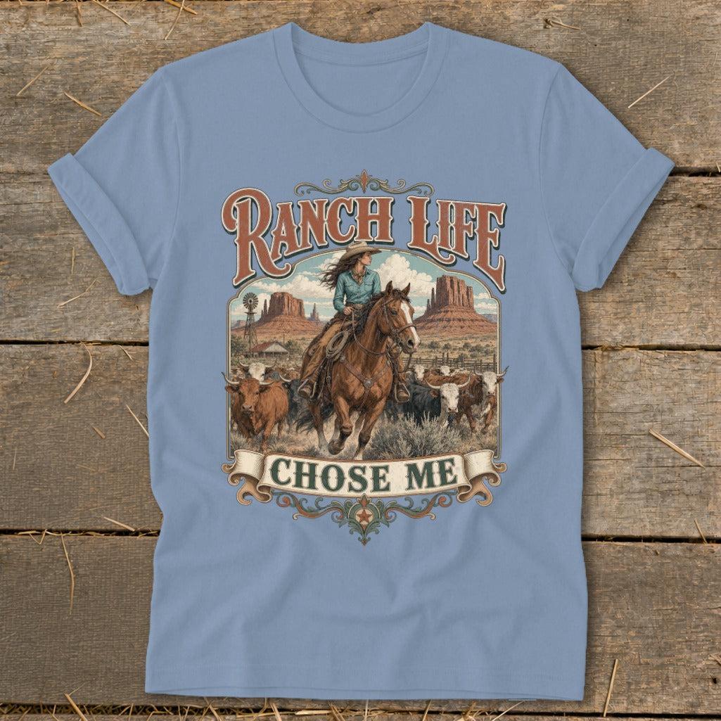 Ranch Life Chose Me Softstyle Tee