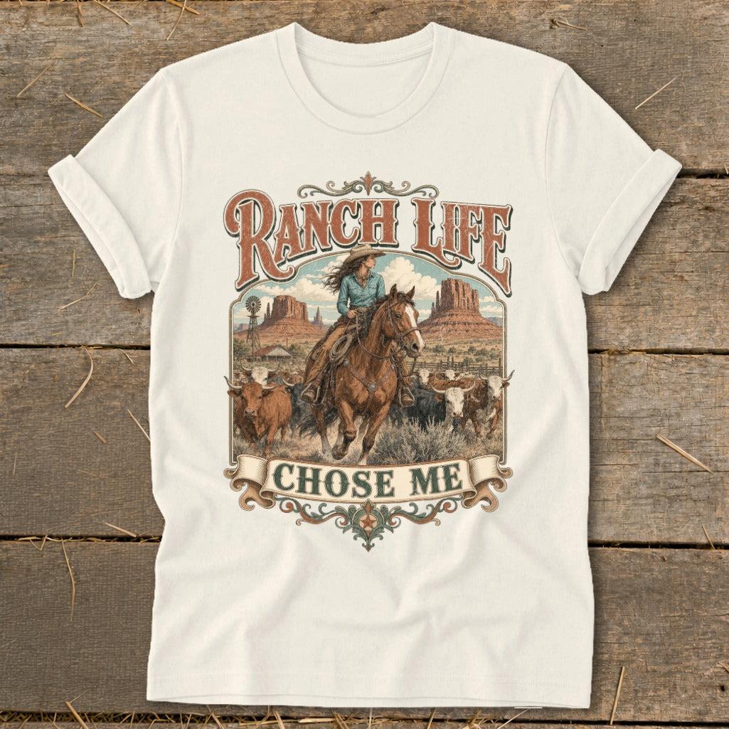 Ranch Life Chose Me Softstyle Tee