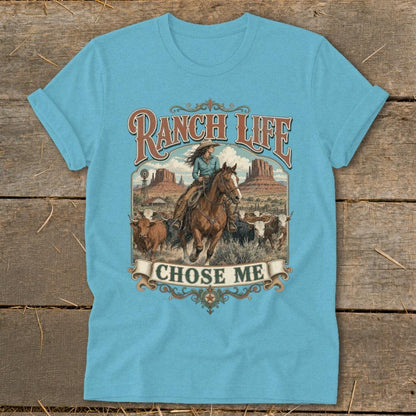 Ranch Life Chose Me Softstyle Tee