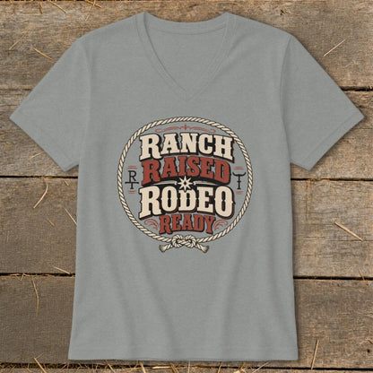 Ranch Raised Rodeo Ready V-neck
