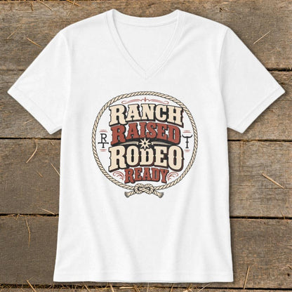 Ranch Raised Rodeo Ready V-neck