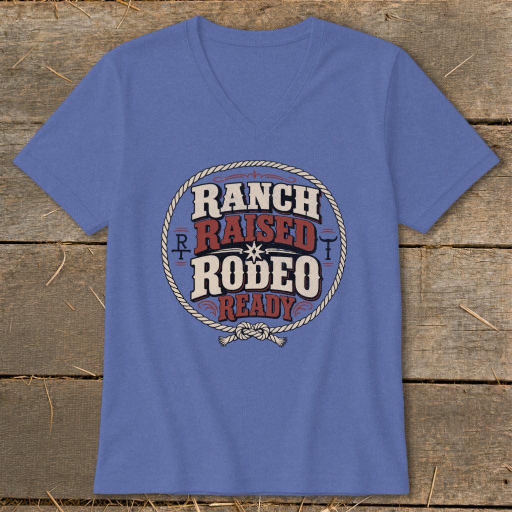 Ranch Raised Rodeo Ready V-neck