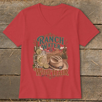 Ranch Water & Wild Hair V-neck