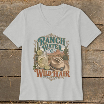 Ranch Water & Wild Hair V-neck