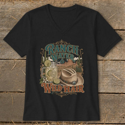 Ranch Water & Wild Hair V-neck