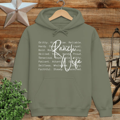 Ranch Wife Words Hoodie