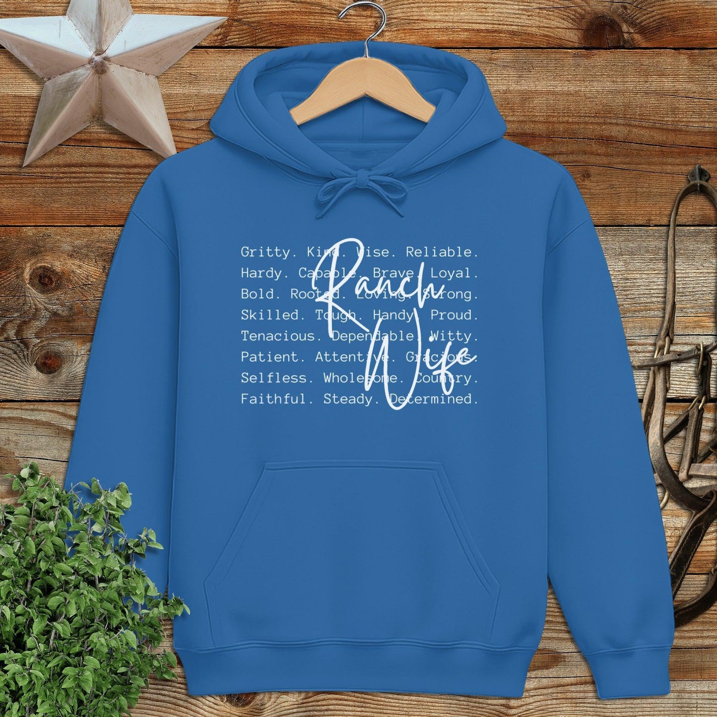 Ranch Wife Words Hoodie