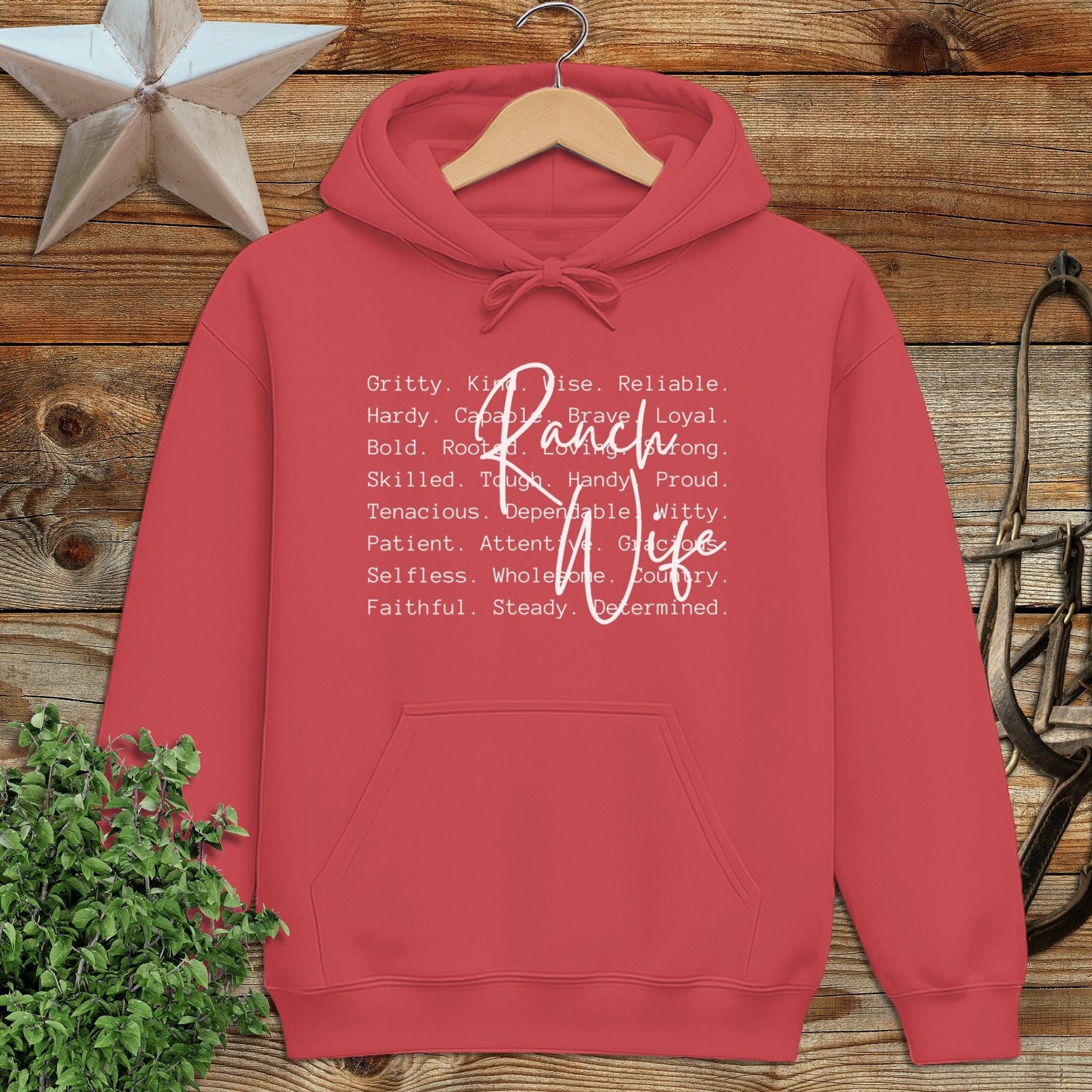 Ranch Wife Words Hoodie