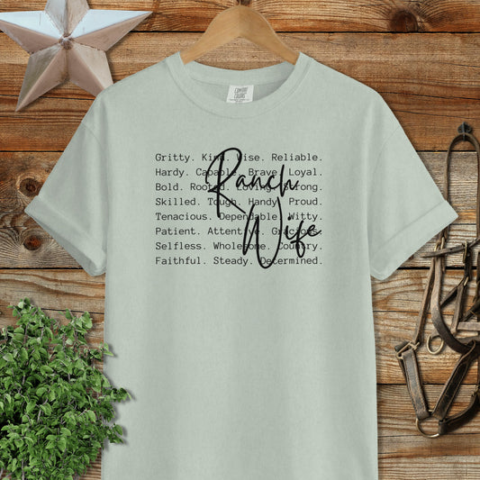 Ranch Wife Words Signature Tee