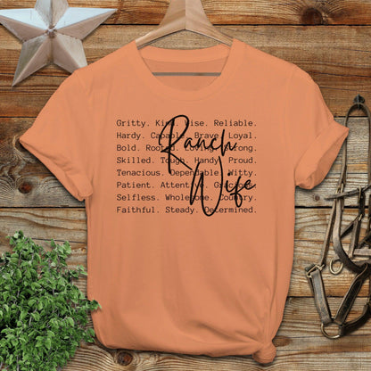 Ranch Wife Words Softstyle Tee