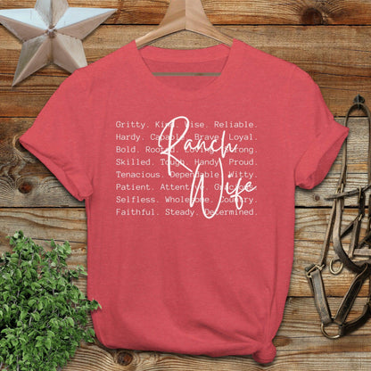 Ranch Wife Words Softstyle Tee