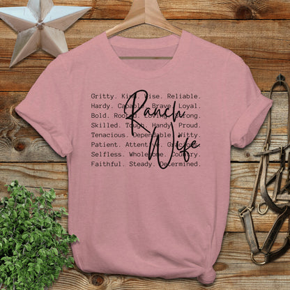 Ranch Wife Words Softstyle Tee
