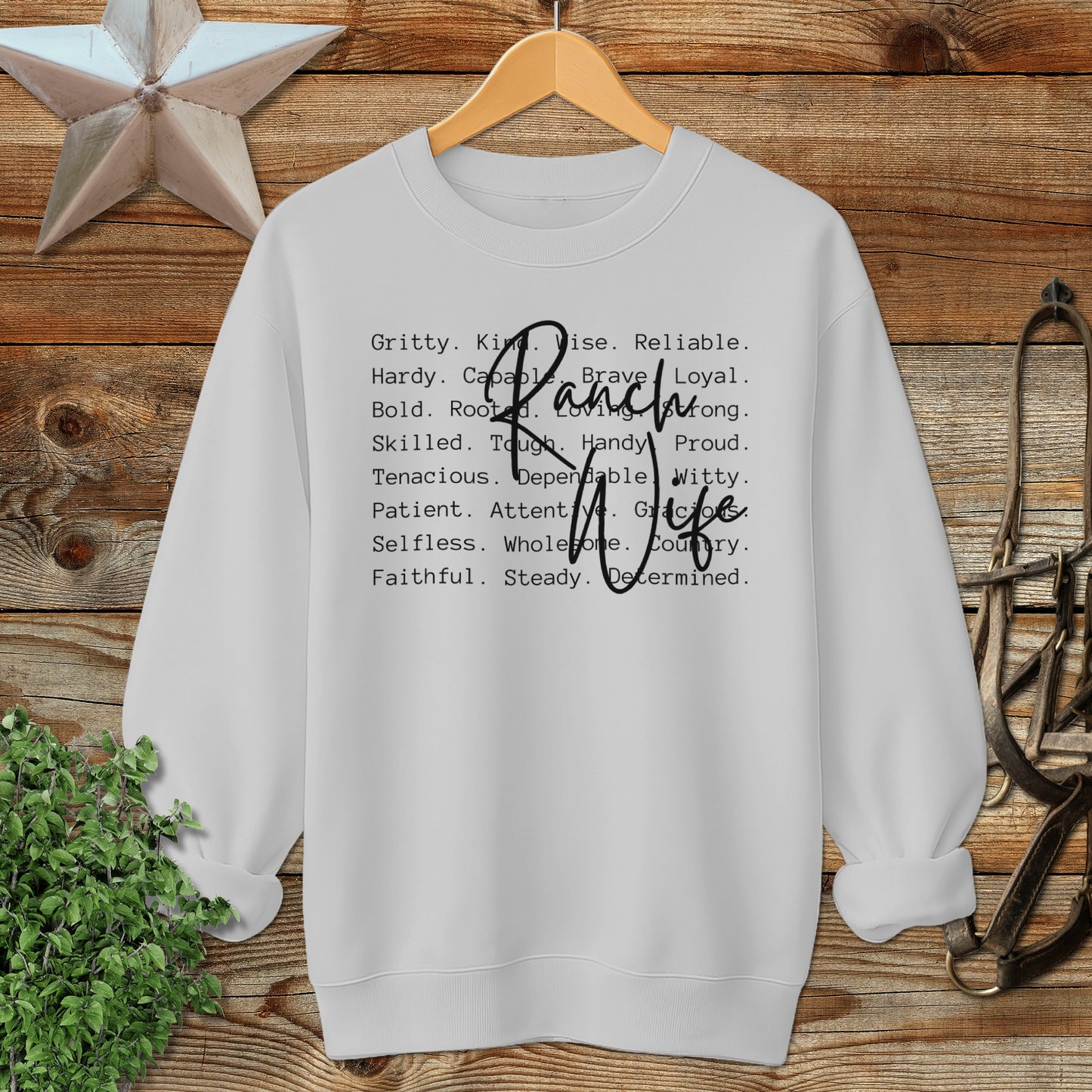 Ranch Wife Words Sweatshirt