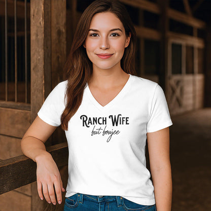 Ranch Wife but Boujee V-neck