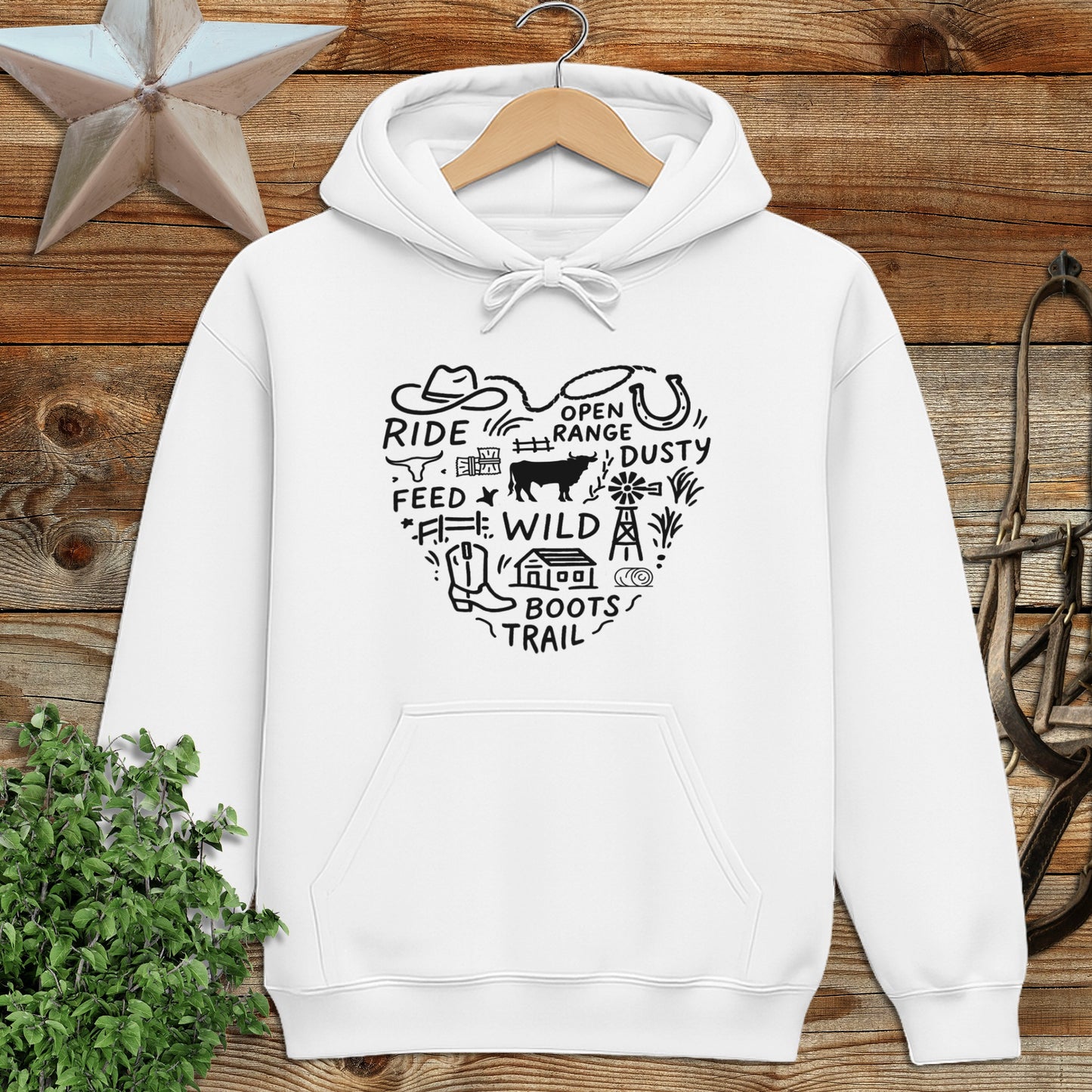 Ranching Heart Hoodie