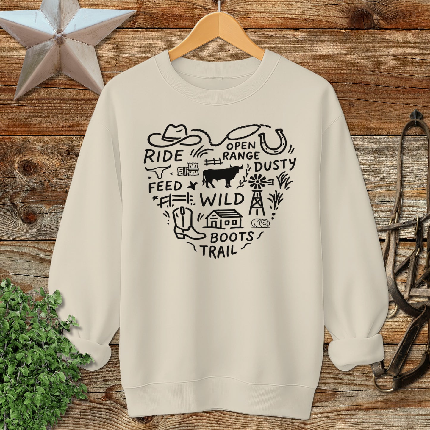 Ranching Heart Sweatshirt