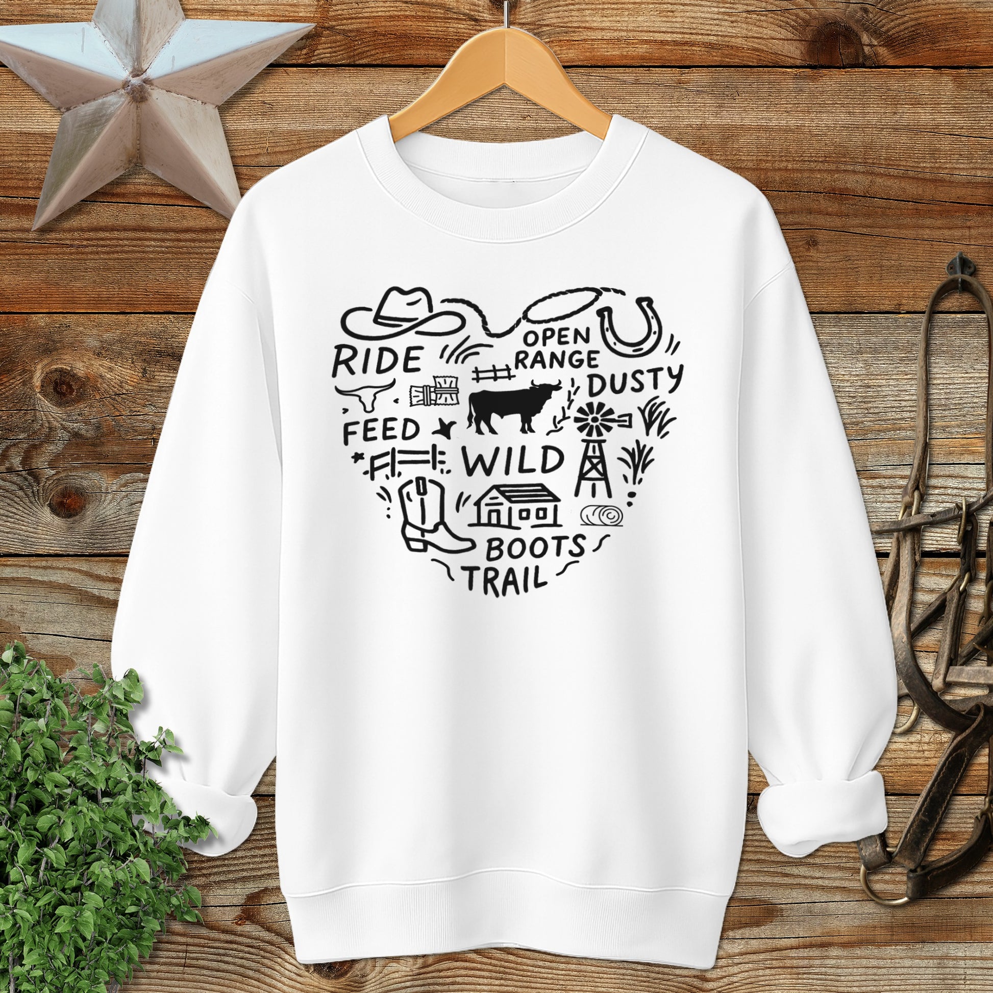 Ranching Heart Sweatshirt