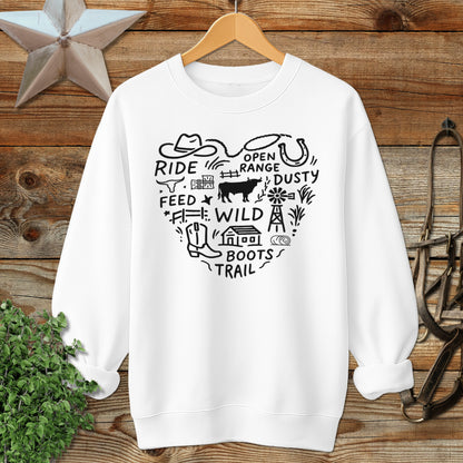 Ranching Heart Sweatshirt