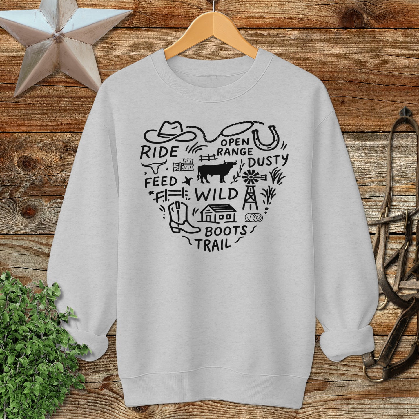 Ranching Heart Sweatshirt