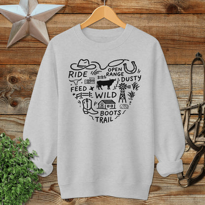 Ranching Heart Sweatshirt