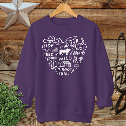 Ranching Heart Sweatshirt