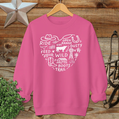 Ranching Heart Sweatshirt