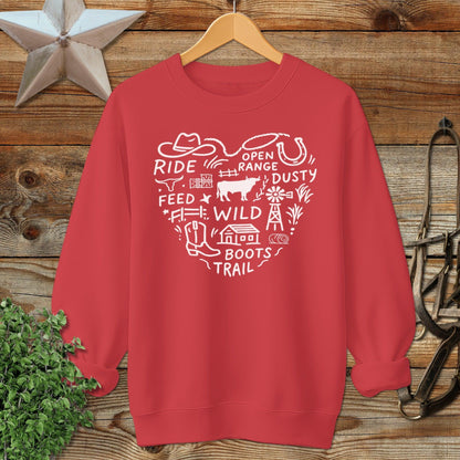 Ranching Heart Sweatshirt