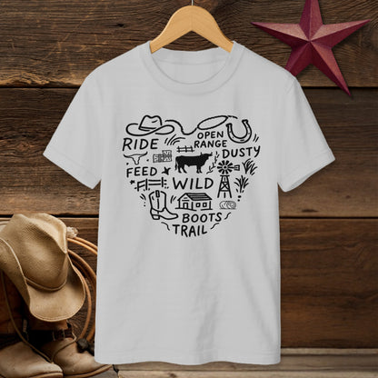 Ranching Heart T-shirt (Youth)