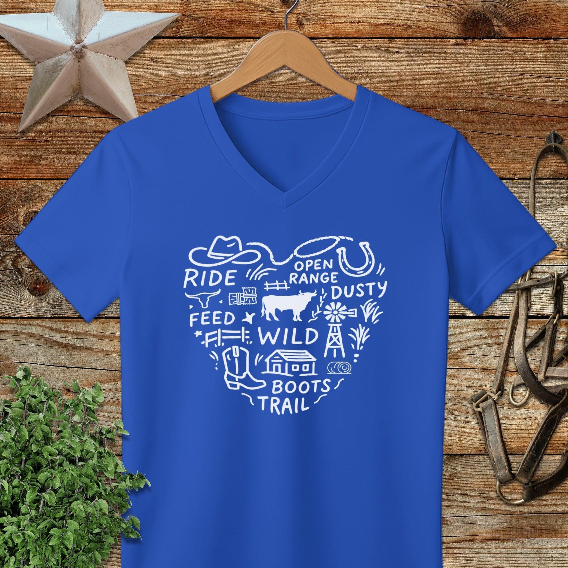 Ranching Heart V-neck
