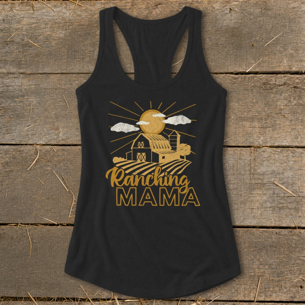 Ranching Mama Racerback Tank