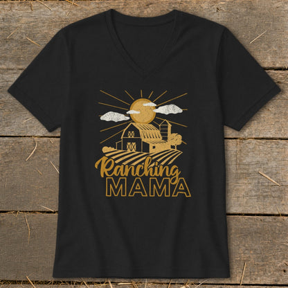 Ranching Mama V-neck