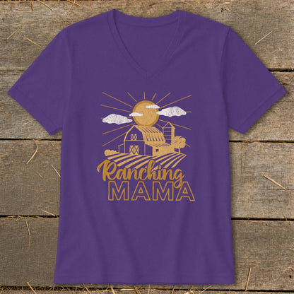 Ranching Mama V-neck