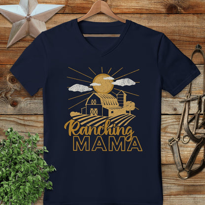 Ranching Mama V-neck