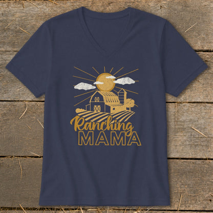 Ranching Mama V-neck