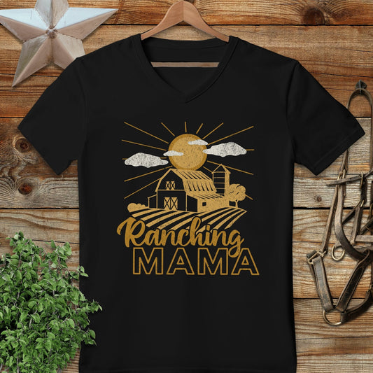 Ranching Mama V-neck