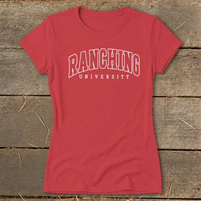 Ranching University Ladies Tee
