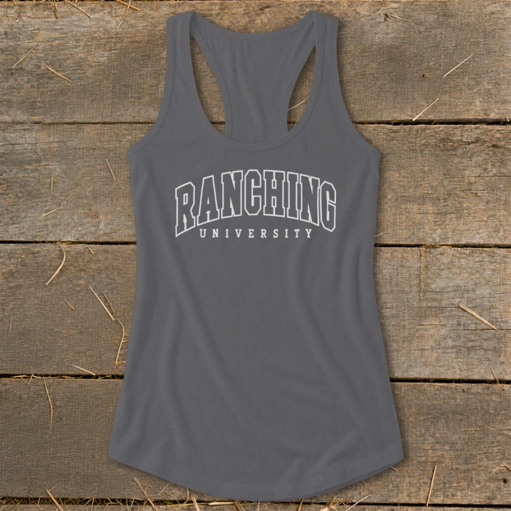Ranching University Racerback Tank