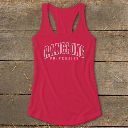 Ranching University Racerback Tank