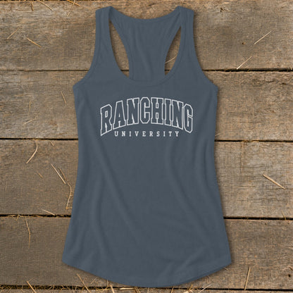 Ranching University Racerback Tank