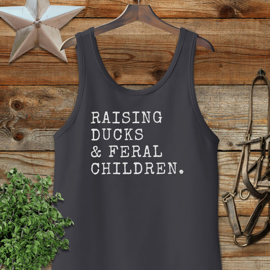 Rasiging Ducks & Feral Children Tank Top
