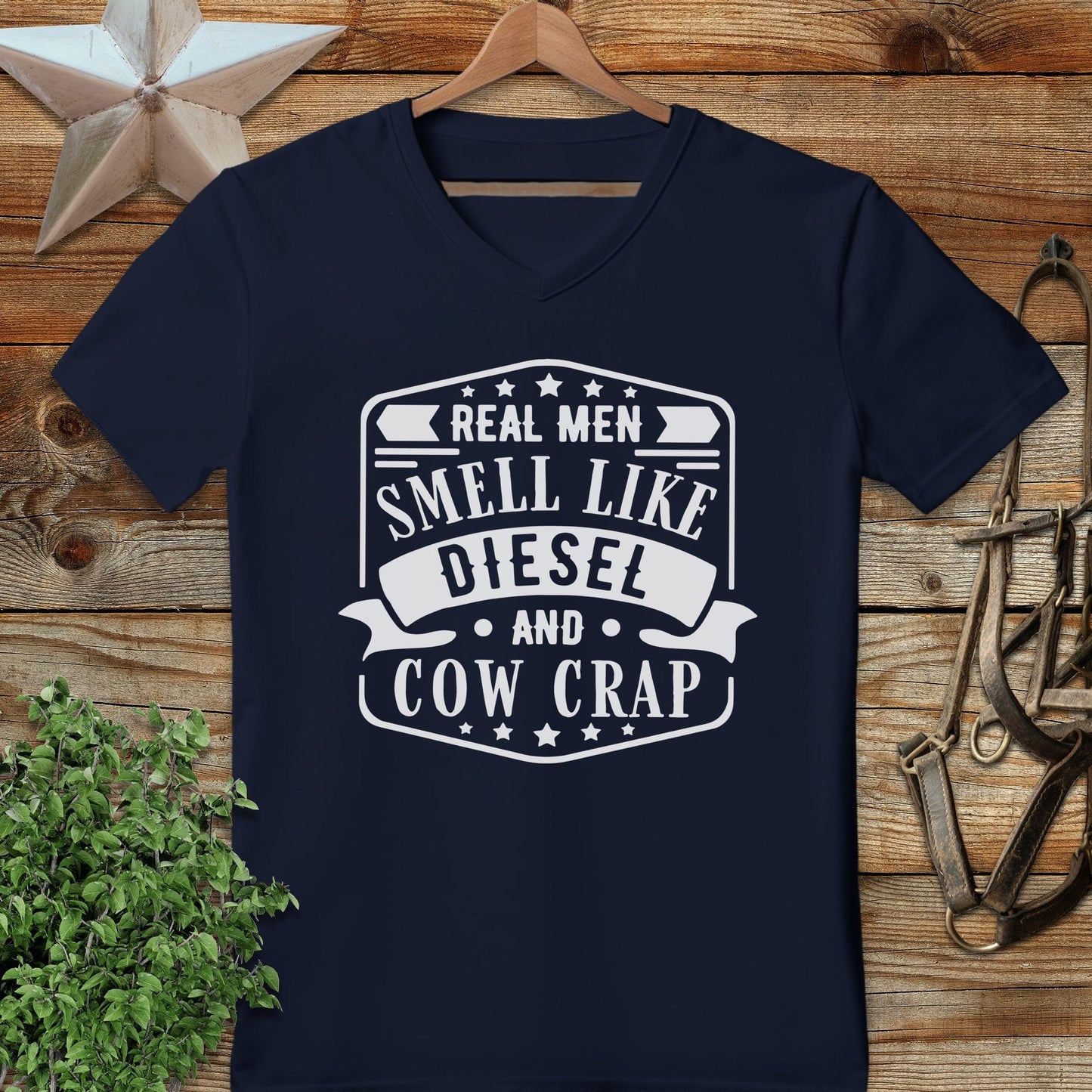 Real Men V-neck