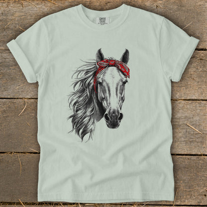 Red Bandana Horse Signature Tee