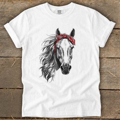 Red Bandana Horse Signature Tee
