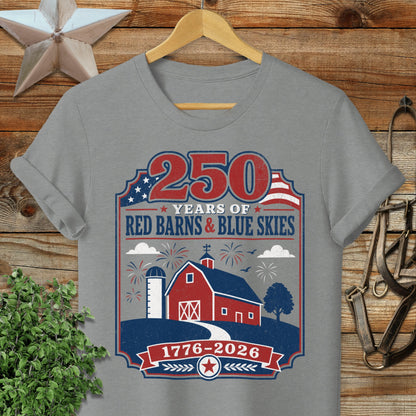 Red Barns & Blue Skies Softstyle Tee